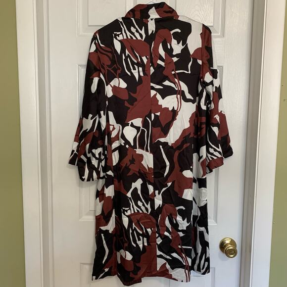 Chico’s NWOT Warm Color Luxe Long Kimono Small - Picture 4 of 7